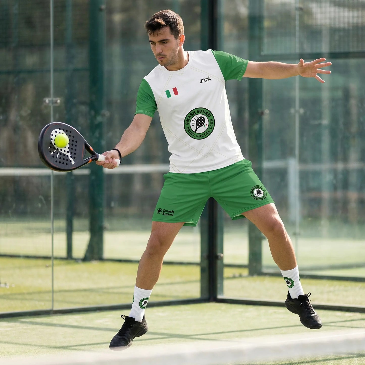 Camiseta deportiva estampada para hombre "Team Italia"