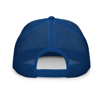 Gorra de pádel trucker snapback azul y blanca "Smash Squad blue logo"