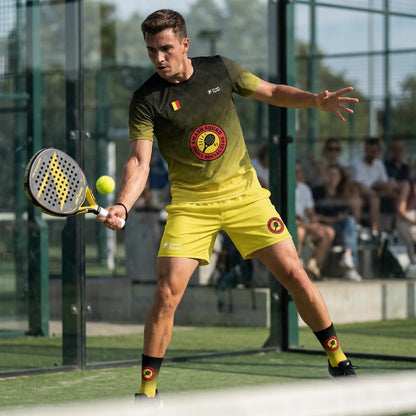 Camiseta deportiva estampada para hombre "Team Bélgica"