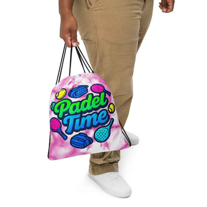 Mochila de cuerdas estampada "Padel Time"