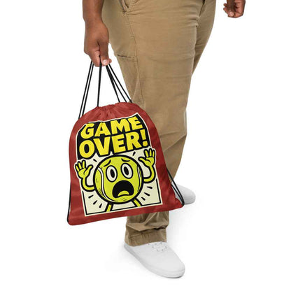 Mochila de cuerdas estampada "Game Over!"