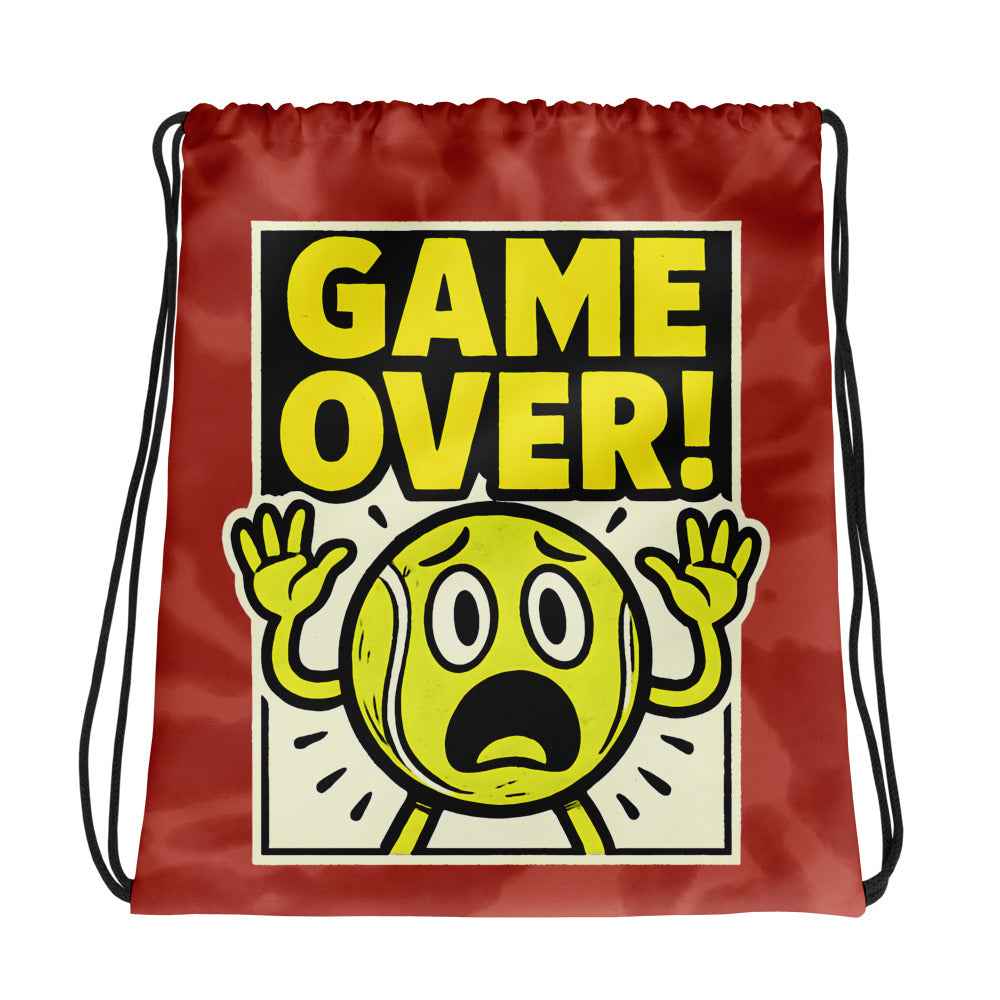 Mochila de cuerdas estampada "Game Over!"