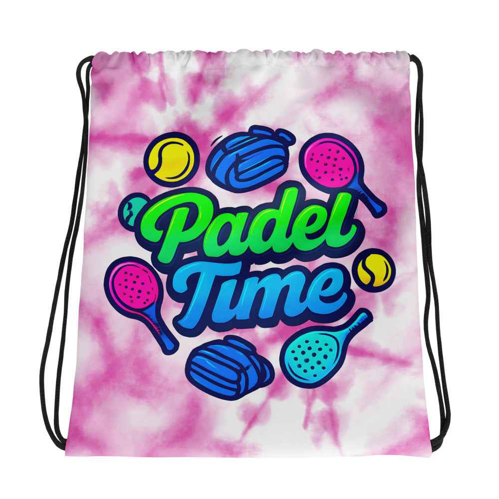 Mochila de cuerdas estampada "Padel Time"