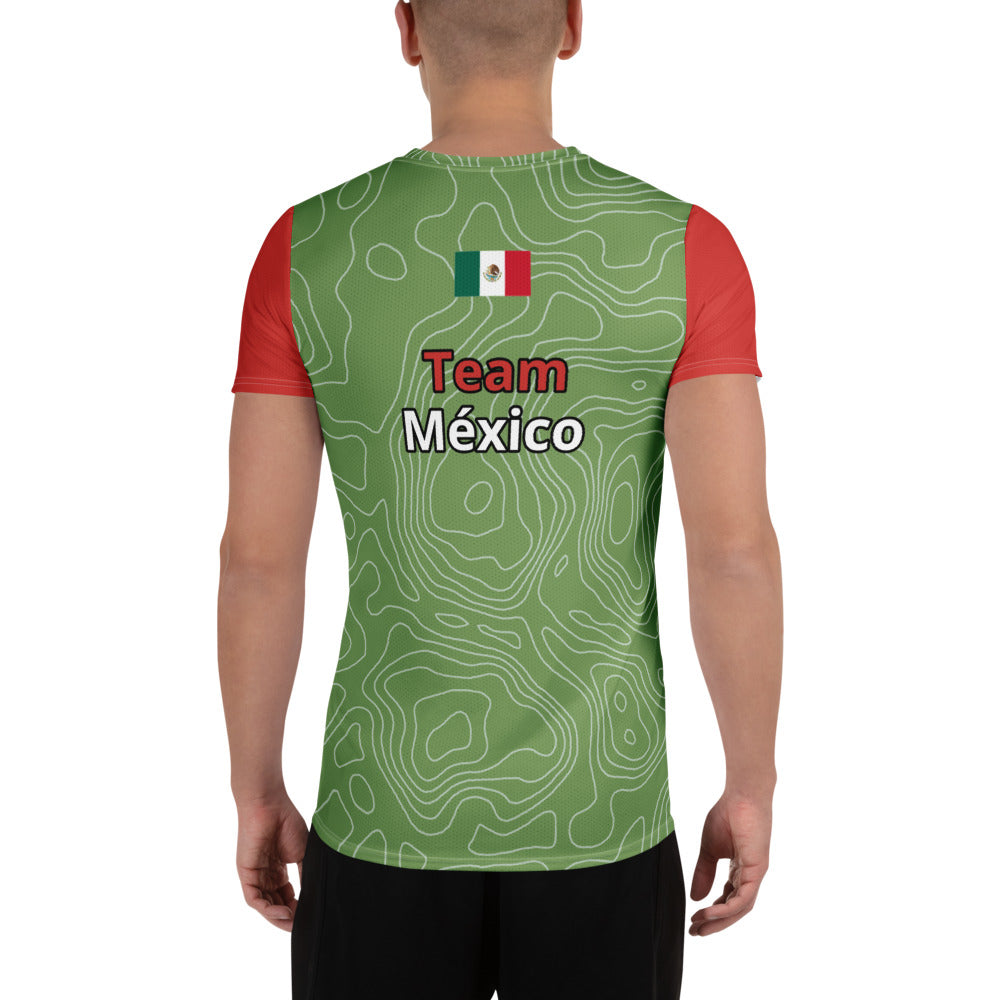 Camiseta deportiva estampada para hombre "Team México"