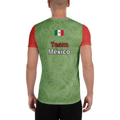 Camiseta deportiva estampada para hombre "Team México"