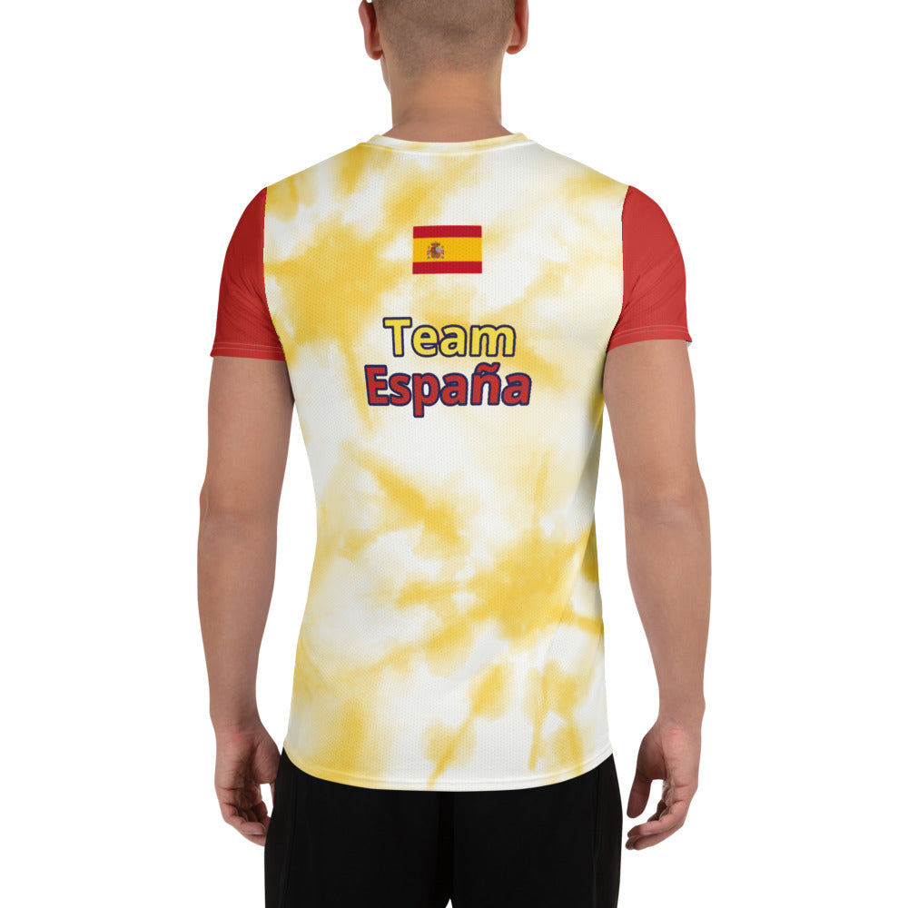 Camiseta deportiva estampada unisex "Team España"