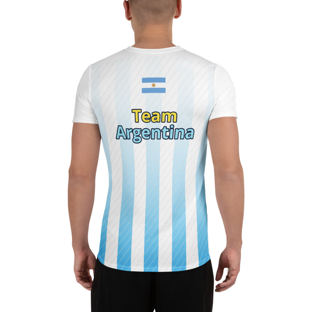 Camiseta deportiva estampada unisex "Team Argentina"