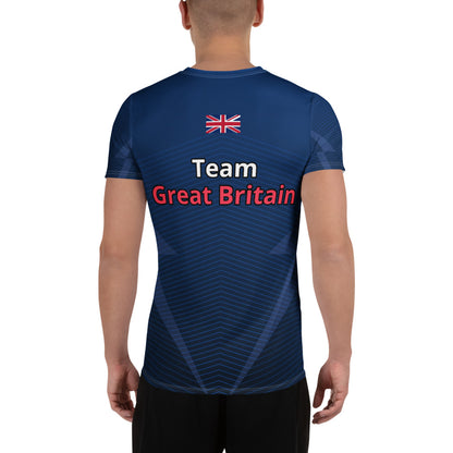 Camiseta deportiva estampada para hombre "Team Reino Unido"