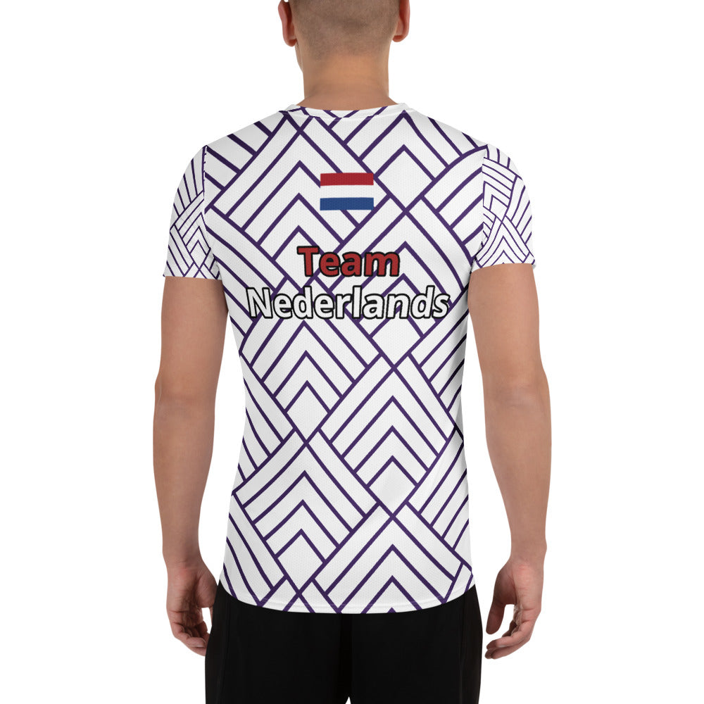 Camiseta deportiva estampada para hombre "Team Países Bajos"