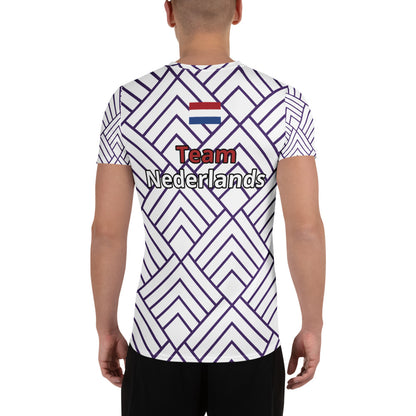 Camiseta deportiva estampada para hombre "Team Países Bajos"