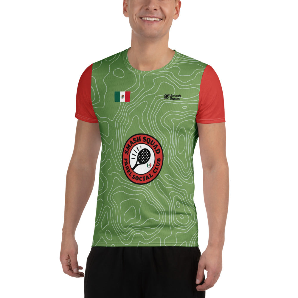 Camiseta deportiva estampada para hombre "Team México"