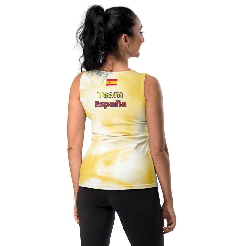 Camiseta deportiva de tirantes mujer "Team España"
