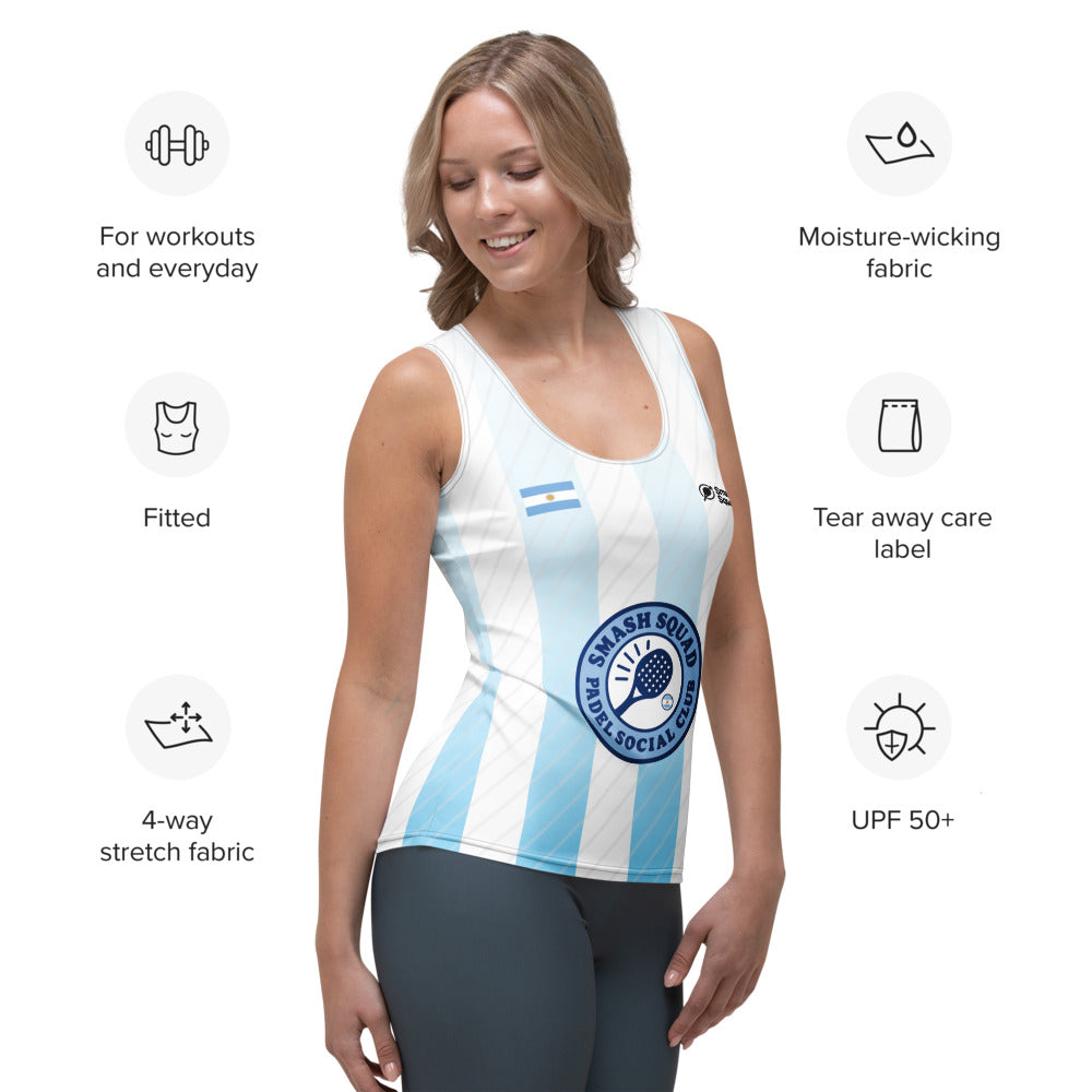 Camiseta deportiva de tirantes mujer "Team Argentina"