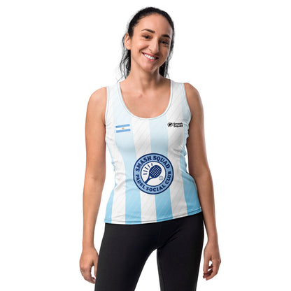 Camiseta deportiva de tirantes mujer "Team Argentina"
