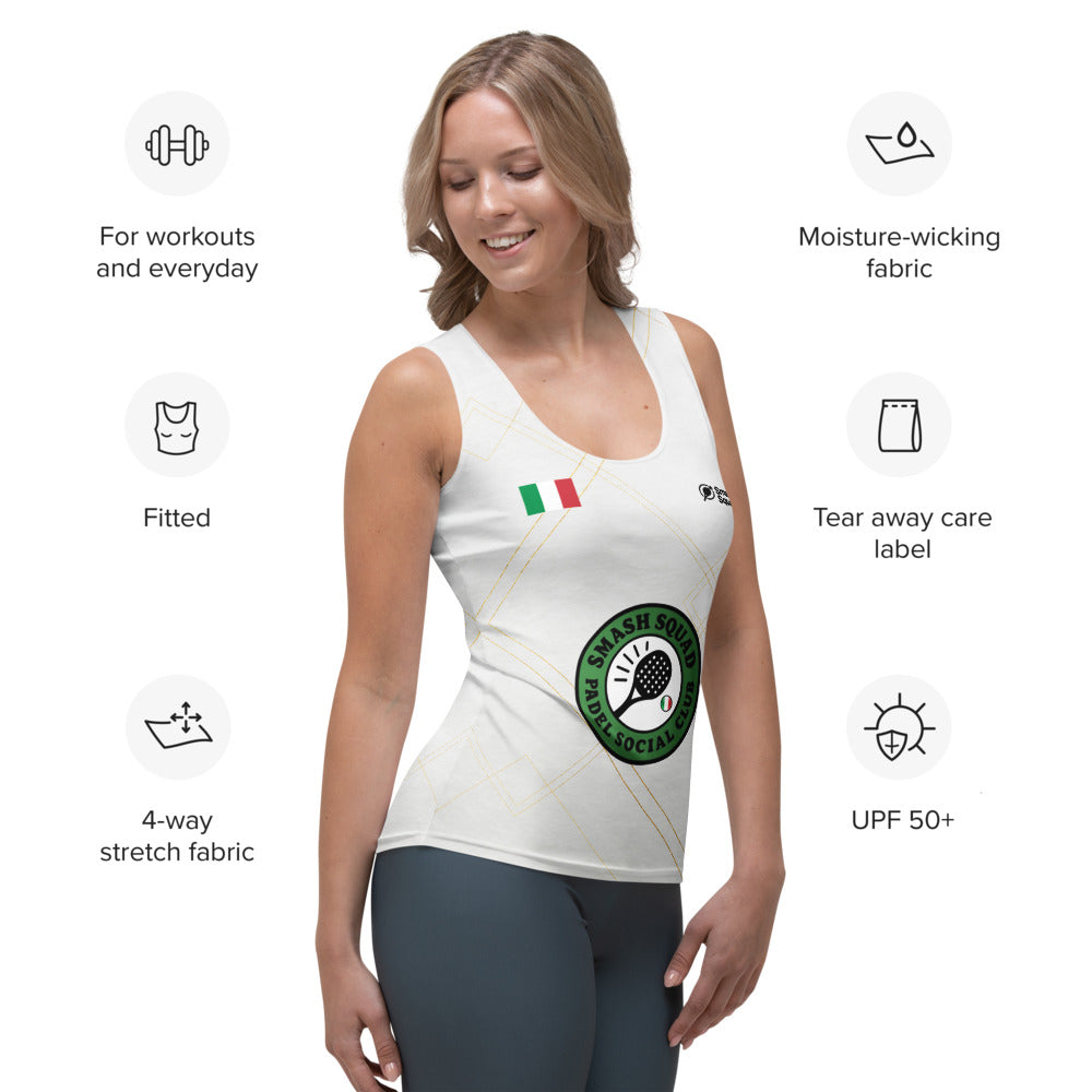 Camiseta deportiva de tirantes mujer "Team Italia"