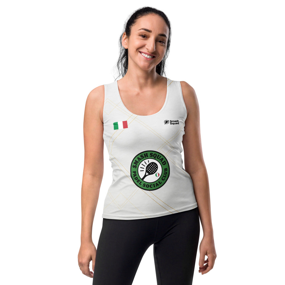 Camiseta deportiva de tirantes mujer "Team Italia"