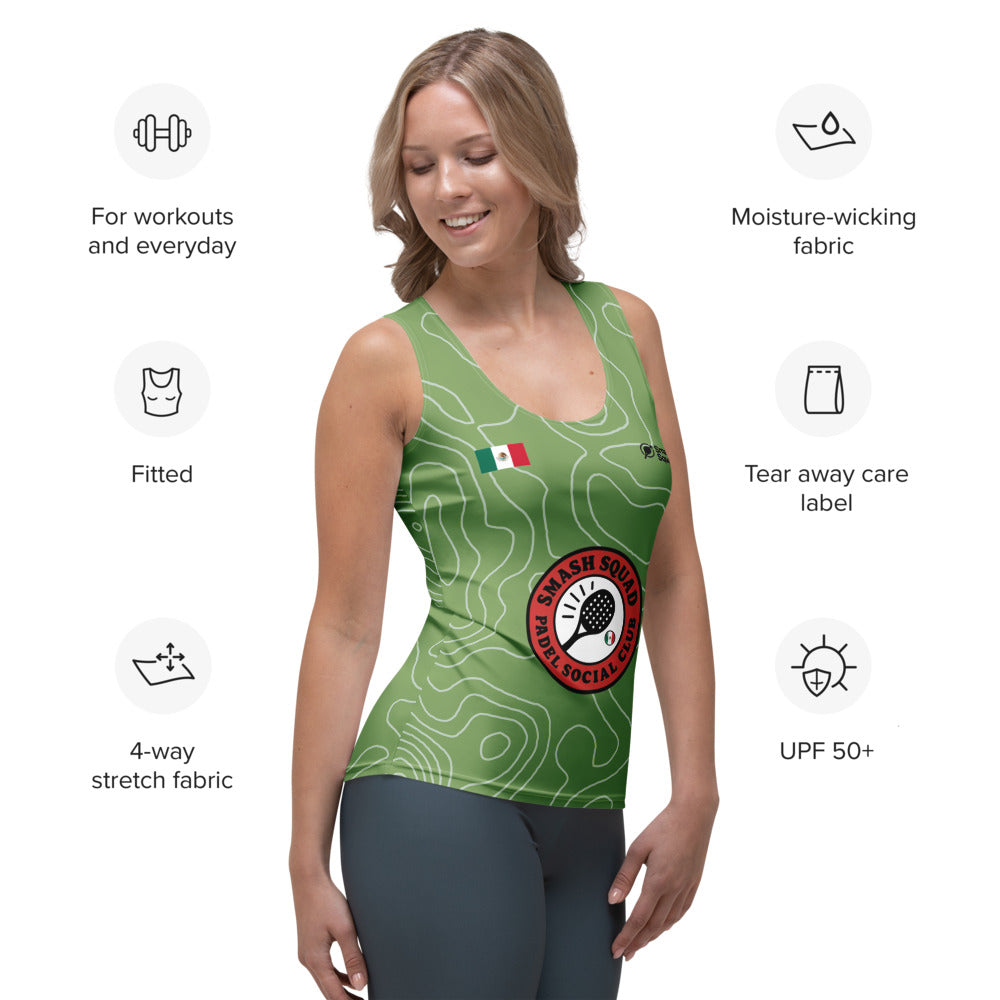 Camiseta deportiva de tirantes mujer "Team México"