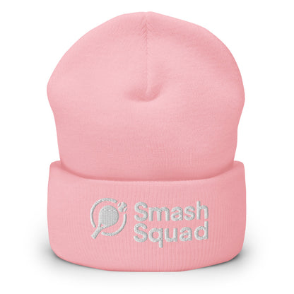 Gorro de invierno unisex Rosa "Smash Squad white logo"