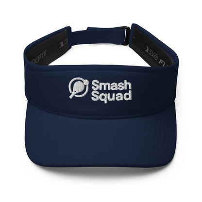 Visera de pádel deportiva Flexfit Azul "Smash Squad white logo"